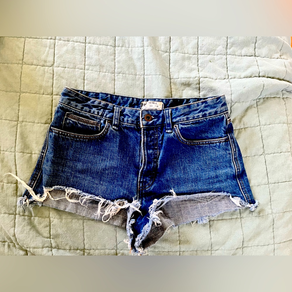 Free People Denim Cutoffs